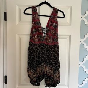 Free People Printed Tunic Medium